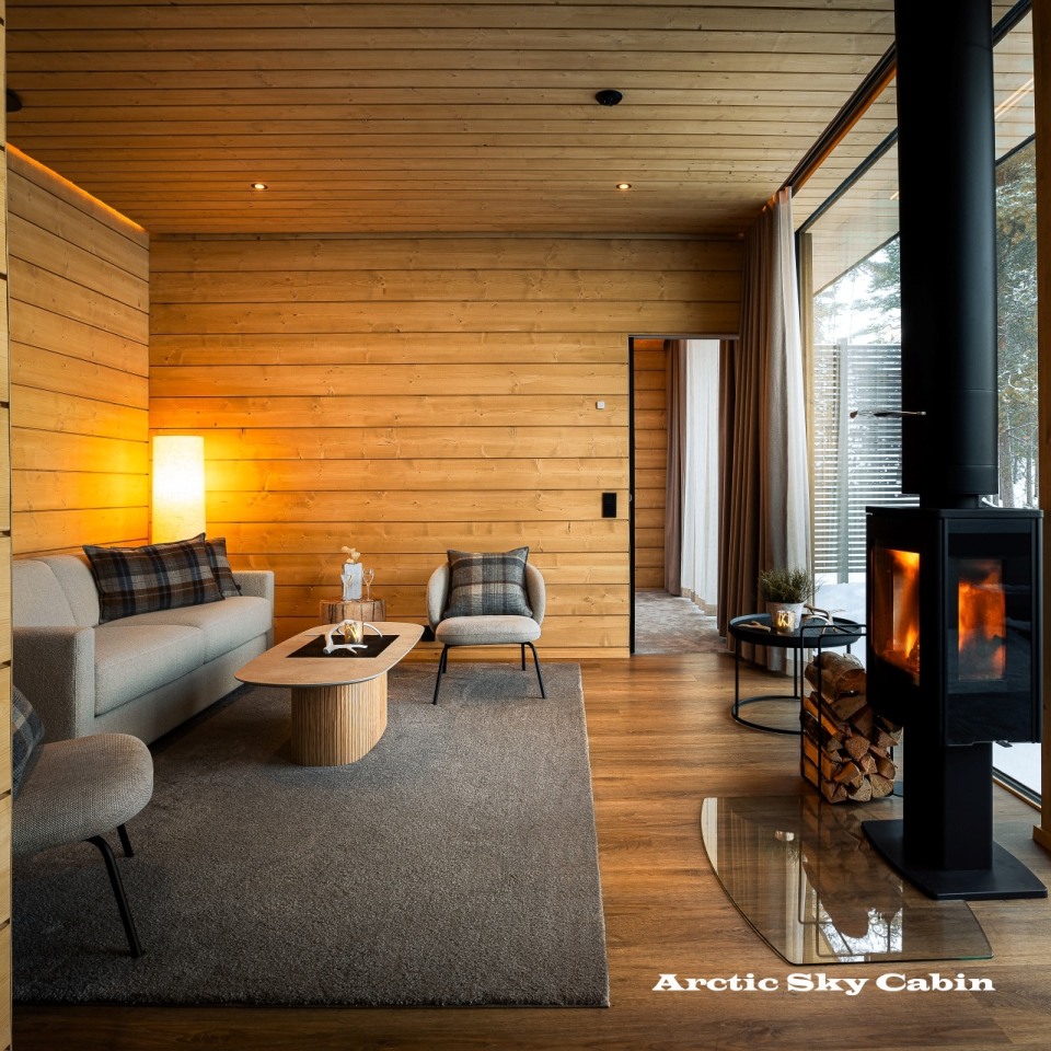 Arctic Sky Cabin Innen